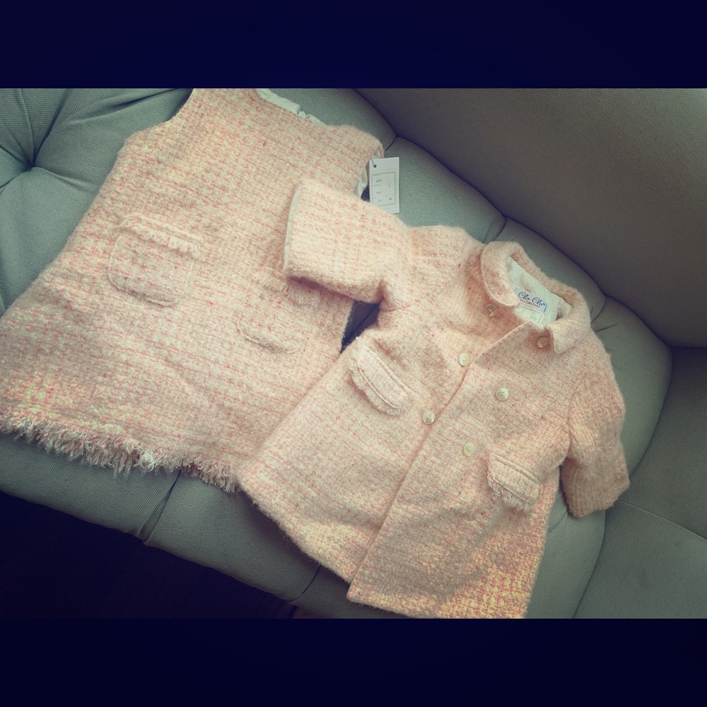 Baby Clo Clo jumper and overcoat